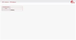 Desktop Screenshot of ipoadmin.antee.cz
